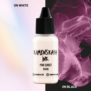 Shimmering Alcohol Ink M - 045 'Pink sunset' - Alcohol Ink, Nacre - Chameleons Collection - KAMENSKAYA