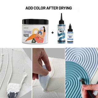 Texture paste (Light) - Modeling Paste - KAMENSKAYA