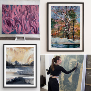 W1102 Deep water - Acrylic Ink - KAMENSKAYA