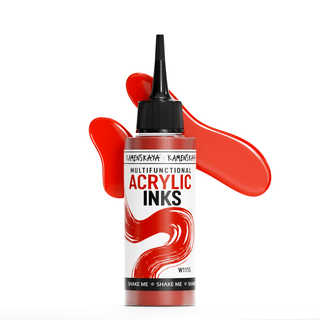 W1115 Bright red - Acrylic Ink - KAMENSKAYA