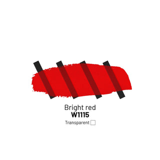 W1115 Bright red - Acrylic Ink - KAMENSKAYA