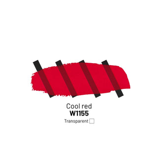 W1155 Cool red - Acrylic Ink - KAMENSKAYA