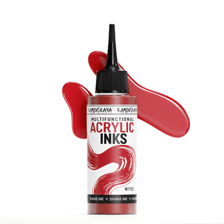 W1155 Cool red - Acrylic Ink - KAMENSKAYA