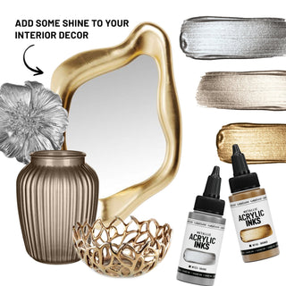 W123 Silver - Acrylic Ink - KAMENSKAYA