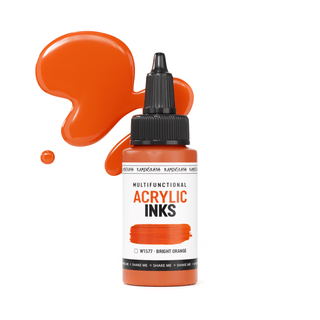 W1577 Bright orange - Acrylic Ink - KAMENSKAYA