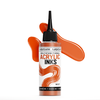 W1577 Bright orange - Acrylic Ink - KAMENSKAYA