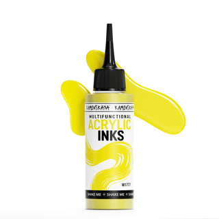 W1777 Lemon - Acrylic Ink - KAMENSKAYA