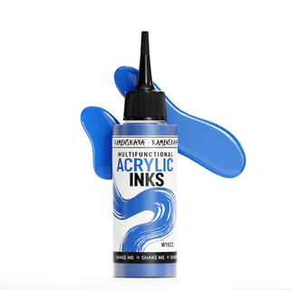 W1922 Bright blue - Acrylic Ink - KAMENSKAYA