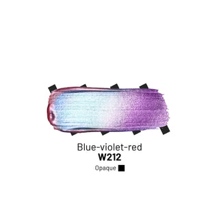 W212 Blue - violet - red - Acrylic Ink - KAMENSKAYA