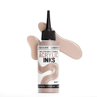 W4977 Beige - Acrylic Ink - KAMENSKAYA