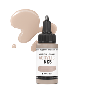 W4977 Beige - Acrylic Ink - KAMENSKAYA