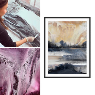 White acrylic medium with cracking effect - Acrylic Medium - KAMENSKAYA