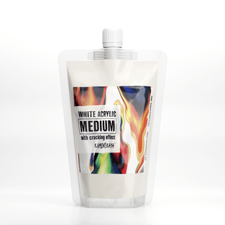 White acrylic medium with cracking effect - Acrylic Medium - KAMENSKAYA