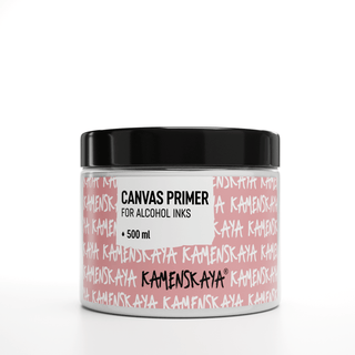 White canvas primer - Materials for Ink Art - KAMENSKAYA