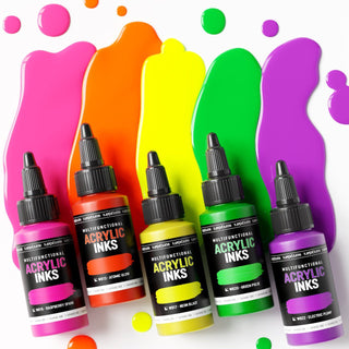 Neon Acrylic Inks - KAMENSKAYA