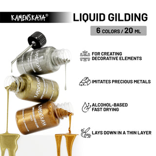 Liquid gilding 'Silver' (100 ml)