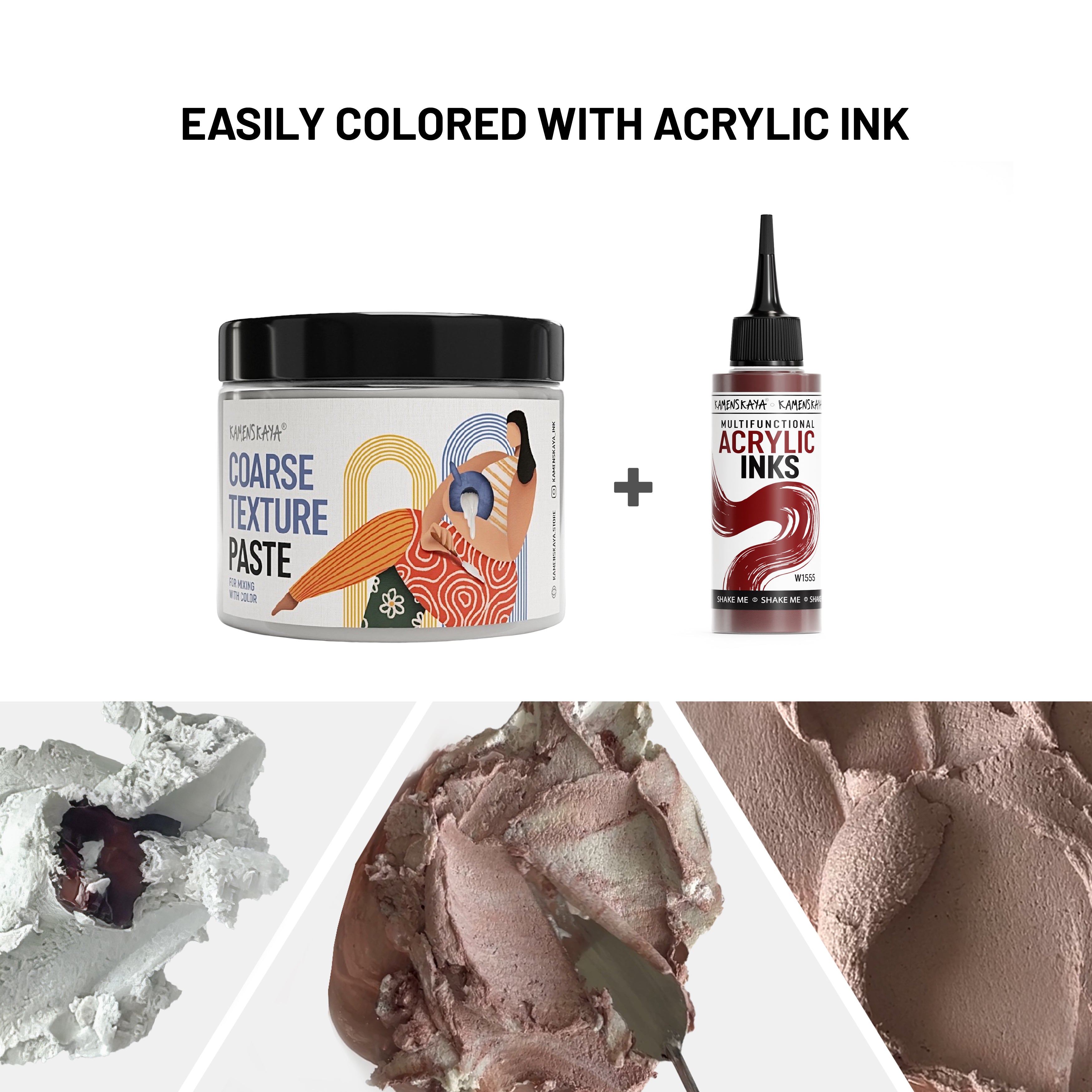  KAMENSKAYA Acrylic Inks for Artists - 'Black' Acrylic
