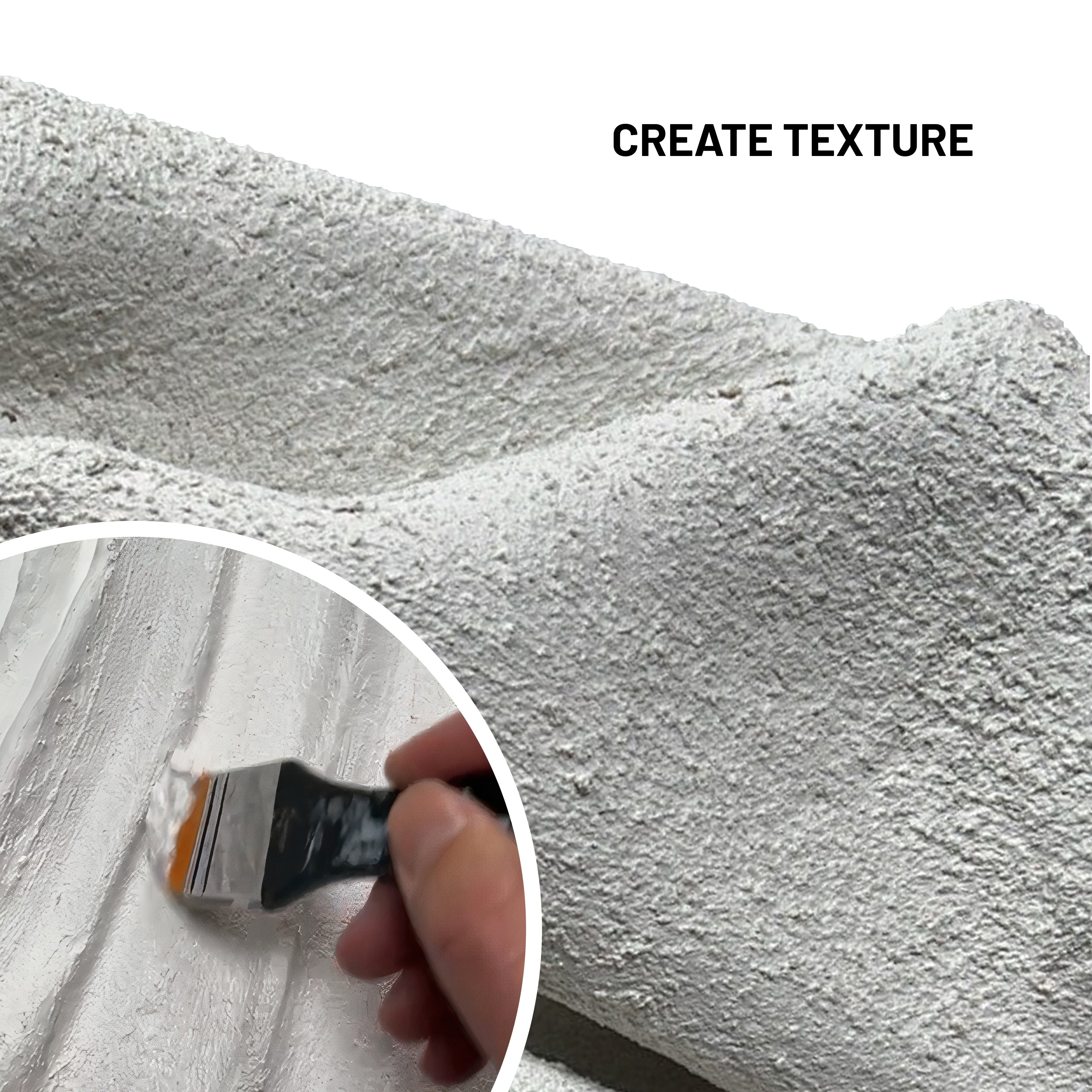 Coarse texture paste (Black matte) – KAMENSKAYA