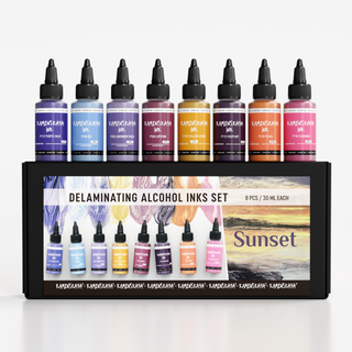 Delaminating Alcohol Inks Set 'Sunset'