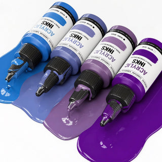 Acrylic Ink Set – Stormy Sky (4 Pack) -Core Acrylic Inks- KAMENSKAYA