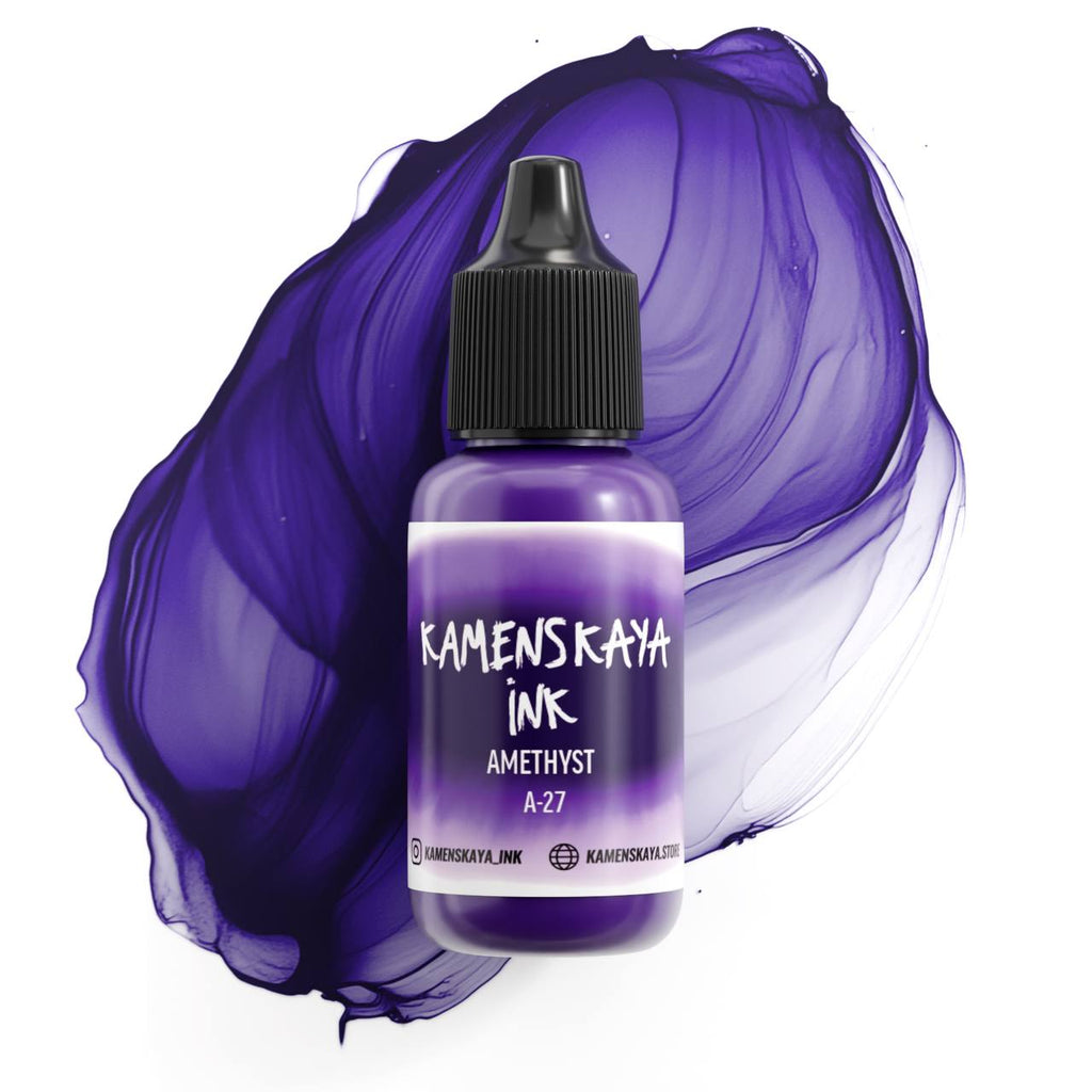 Alcohol Ink A-27 'Amethyst' – KAMENSKAYA