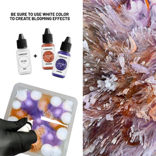 Alcohol Ink for Resin - Petri 7 'Pink' - Alcohol Inks for Petri Art - KAMENSKAYA