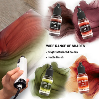 Alcohol Ink Set – Earth Tones (4 Pack) - Alcohol Ink, 'A' Line - KAMENSKAYA