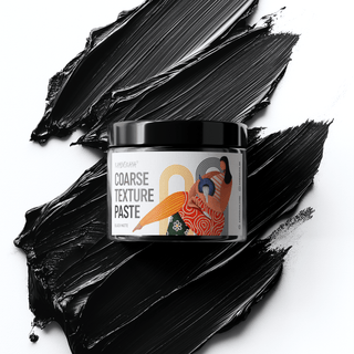 Coarse texture paste (Black matte) - Modeling Paste - KAMENSKAYA