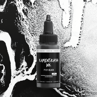 Delaminating Alcohol Ink P - 121 'Black' - Alcohol Ink, Delaminating Collection - KAMENSKAYA