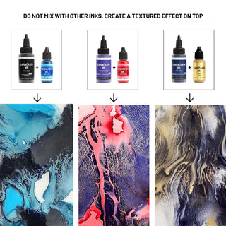 Delaminating Alcohol Ink P - 123 'Yellow ochre' - Alcohol Ink, Delaminating Collection - KAMENSKAYA