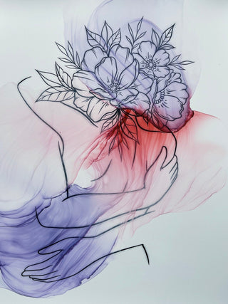 Ink Art Coloring Set 'Love Story' - Alcohol Ink Set - KAMENSKAYA