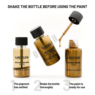 Liquid gilding 'Rich gold' - Liquid Leaf Paint - KAMENSKAYA