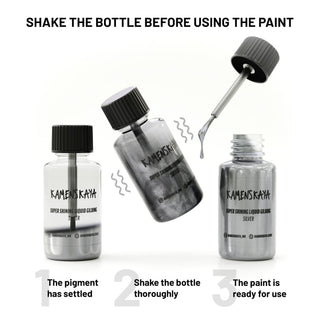Liquid gilding 'Silver' - Liquid Leaf Paint - KAMENSKAYA