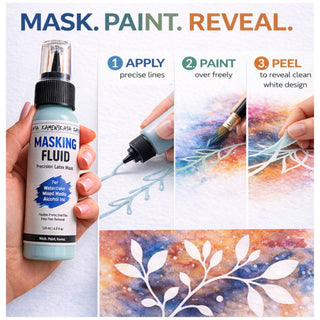 Masking fluid - Materials for Ink Art - KAMENSKAYA