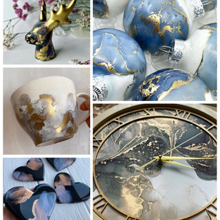 Metallic Alcohol Ink M - 033 'Gold' - Alcohol Ink, Metallic Collection - KAMENSKAYA