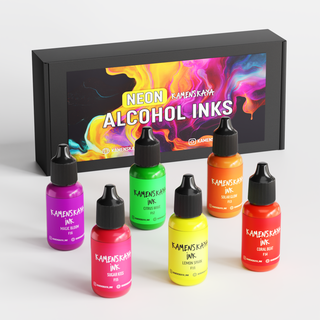 Neon Alcohol Ink Set -Alcohol Ink, Neon Collection- KAMENSKAYA