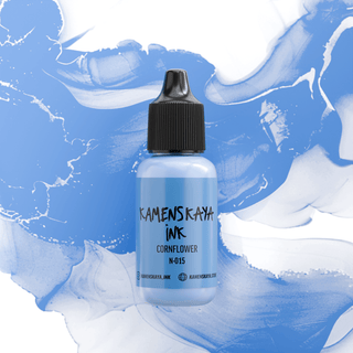 Pastel Alcohol Ink N - 015 'Cornflower' - Alcohol Ink, Pastel Collection - KAMENSKAYA