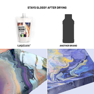 Pouring medium for fluid art - Acrylic Medium - KAMENSKAYA