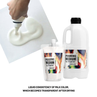 Pouring medium for fluid art - Acrylic Medium - KAMENSKAYA