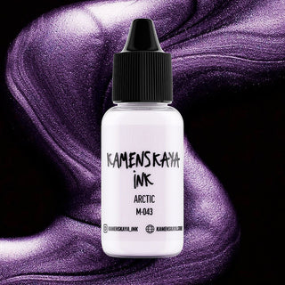 Shimmering Alcohol Ink M - 043 'Arctic' - Alcohol Ink, Nacre - Chameleons Collection - KAMENSKAYA