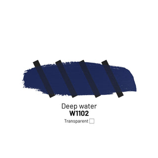 W1102 Deep water - Acrylic Ink - KAMENSKAYA