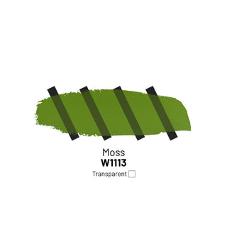 W1113 Moss - Acrylic Ink - KAMENSKAYA