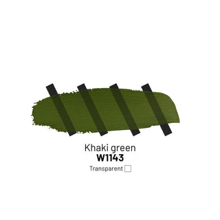 W1143 Khaki green - Acrylic Ink - KAMENSKAYA