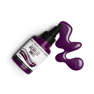 W1556 Plum - Acrylic Ink - KAMENSKAYA