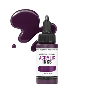 W1556 Plum - Acrylic Ink - KAMENSKAYA
