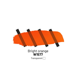 W1577 Bright orange - Acrylic Ink - KAMENSKAYA