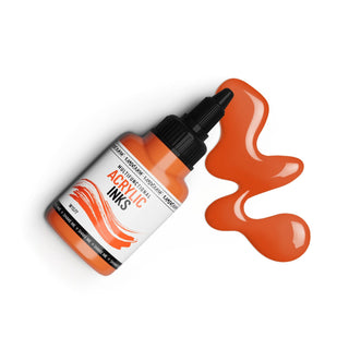 W1577 Bright orange - Acrylic Ink - KAMENSKAYA