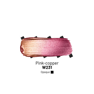 W231 Pink - copper - Acrylic Ink - KAMENSKAYA