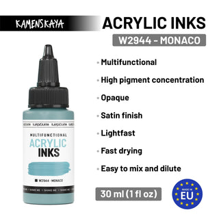 W2944 Monaco - Acrylic Ink - KAMENSKAYA