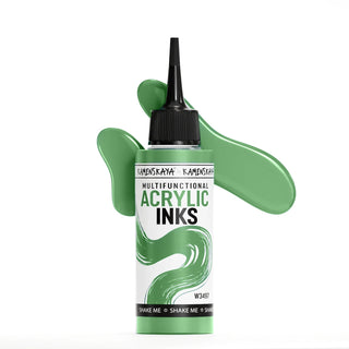 W3597 Milk malachite - Acrylic Ink - KAMENSKAYA